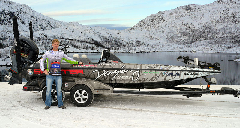 Chad Pipkens 2013 Wrapped Skeeter Boat and Yamaha Outboard