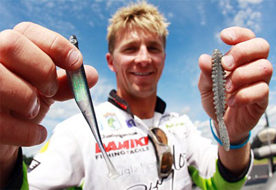 Chad Pipkens drop shotted the new Damiki Ghost Shad and a Poor Boy's Baits Erie Darter for his 10th place finish at the St. Lawrence River Showdown Elite Series tournament