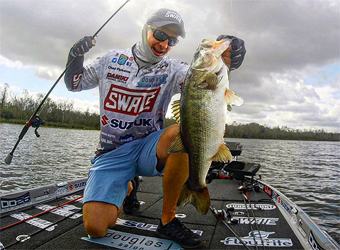 Chad Pipkens Harris Chain big bass 2022 Bassmaster Elite Series event.