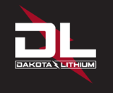 Dakota Lithium smaller bolt logo.