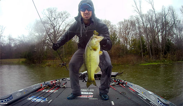 Chad Pipkens with a big Lake Fork bass